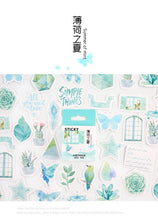 Load image into Gallery viewer, Hethrone Creative cute cartoon miss time transparent paper hand account sticker package DIY diary stickers cup decorative materi
