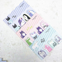 Load image into Gallery viewer, 4 pcs/set Cactus Bear cat Magnetic Bookmarks Books Marker of Page Stationery School Office Supply Student Rewarding Prize
