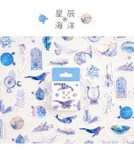 Load image into Gallery viewer, Hethrone Creative cute cartoon miss time transparent paper hand account sticker package DIY diary stickers cup decorative materi
