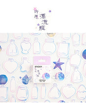 Load image into Gallery viewer, Hethrone Creative cute cartoon miss time transparent paper hand account sticker package DIY diary stickers cup decorative materi
