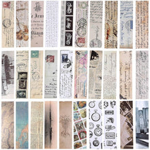 Load image into Gallery viewer, 30 Pieces Vintage Style Bookmarks Retro Cardboard Bookmarks for Students Office
