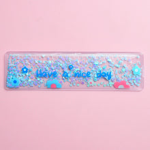 Load image into Gallery viewer, Creativity Multicolor Into The Oil Bookmark Rulers PVC Painting  Template Ruler Girl Child Stationery Office School Supplies
